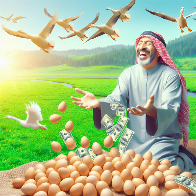 Nhặt trứng vịt: Điềm báo tài lộc, may mắn
